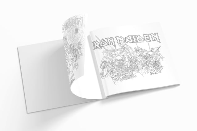 Terceiro livro de colorir oficial do Iron Maiden chega em novembro