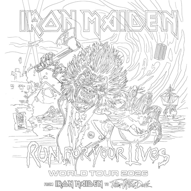Terceiro livro de colorir oficial do Iron Maiden chega em novembro