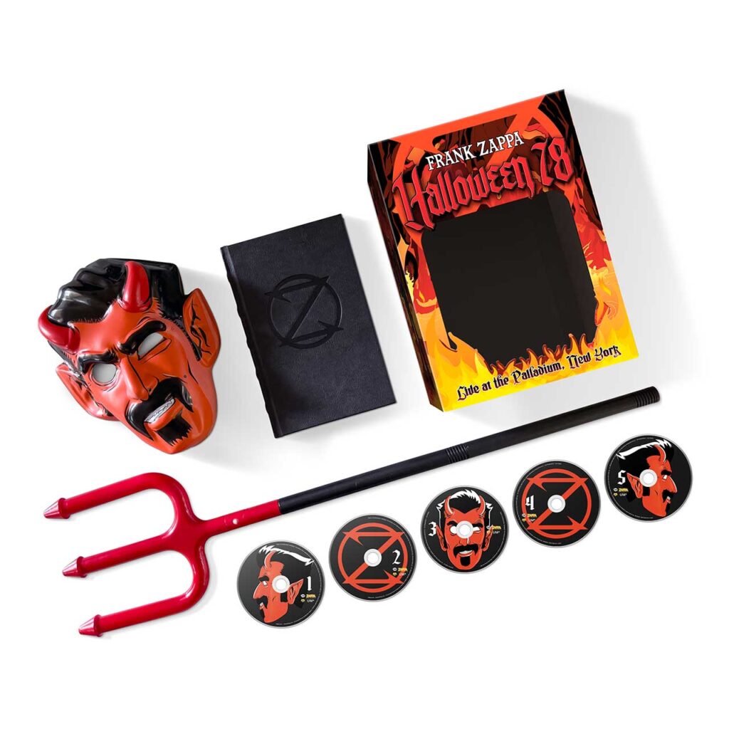 Frank Zappa Halloween 78 vira box set com 62 faixas