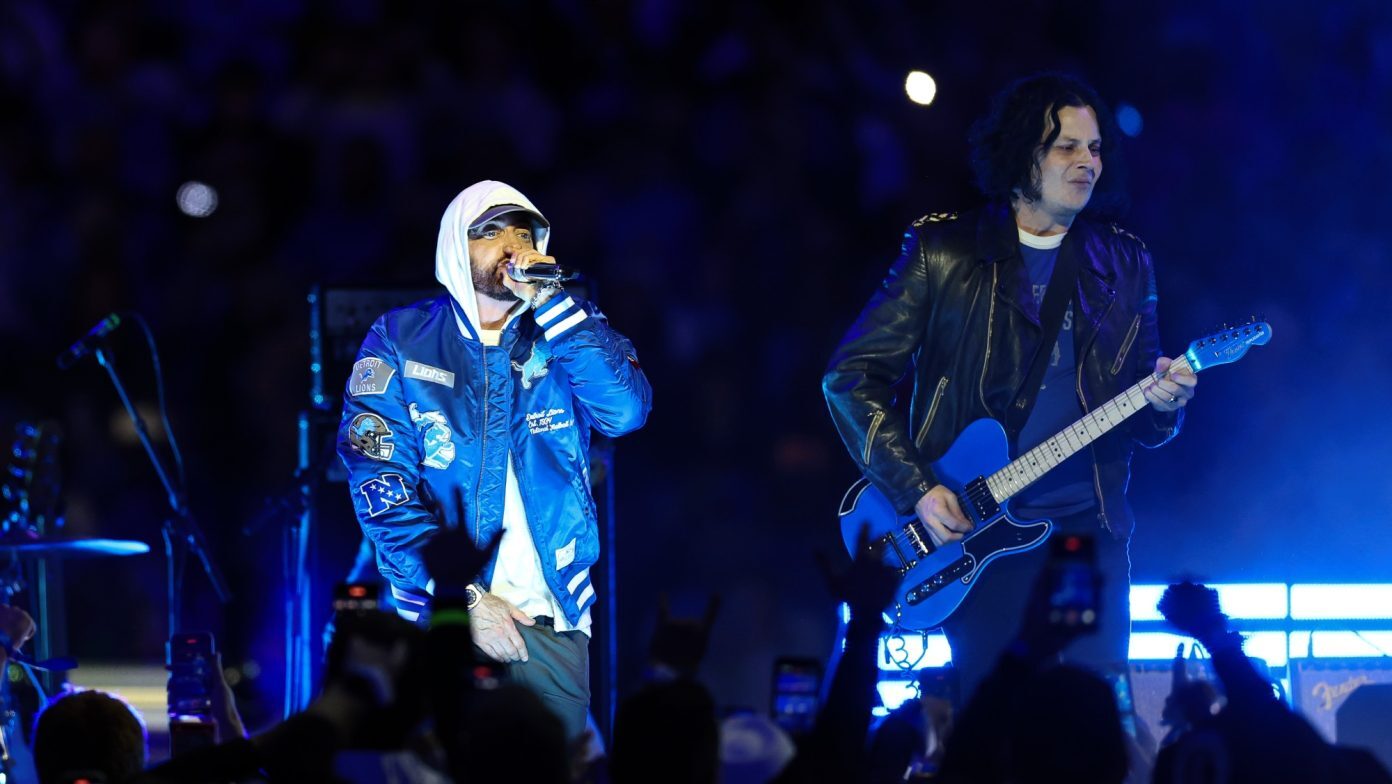 Jack White traz Eminem no show do intervalo da NFL