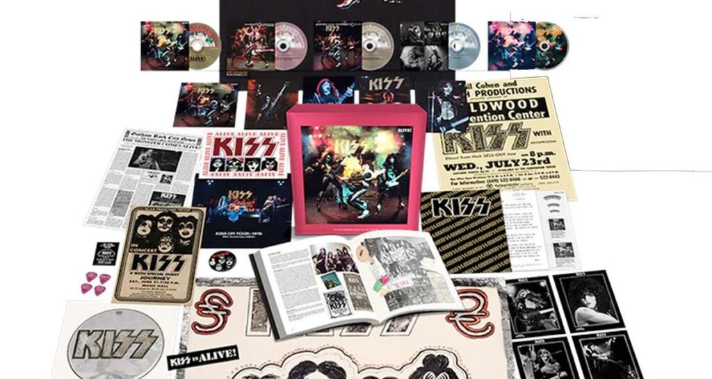 Kiss Alive! box set traz 88 faixas ao vivo inéditas
