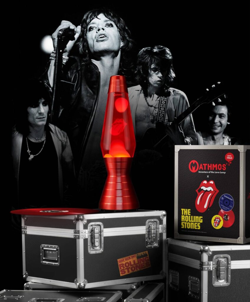 Rolling Stones lança lâmpada de lava limitada exclusiva