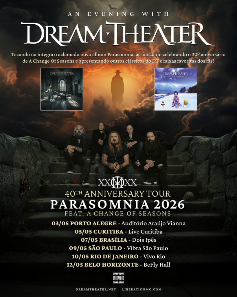 Dream Theater anuncia 6 shows no Brasil