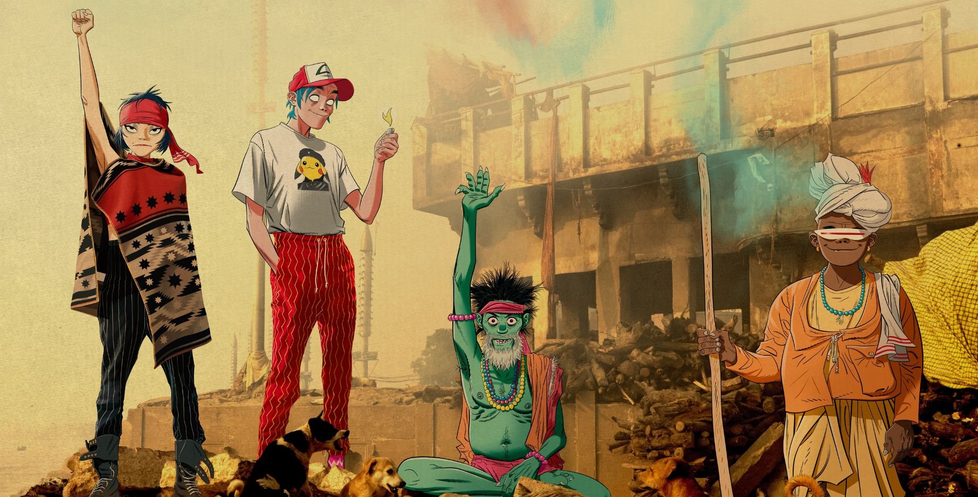 Gorillaz lança ‘The Hardest Thing’ e ‘Orange County’