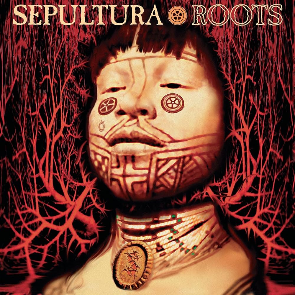 Capa do disco Roots; Créditos: Michael Whelan, Sepultura e Roadrunner Records, The All Blacks B.V.