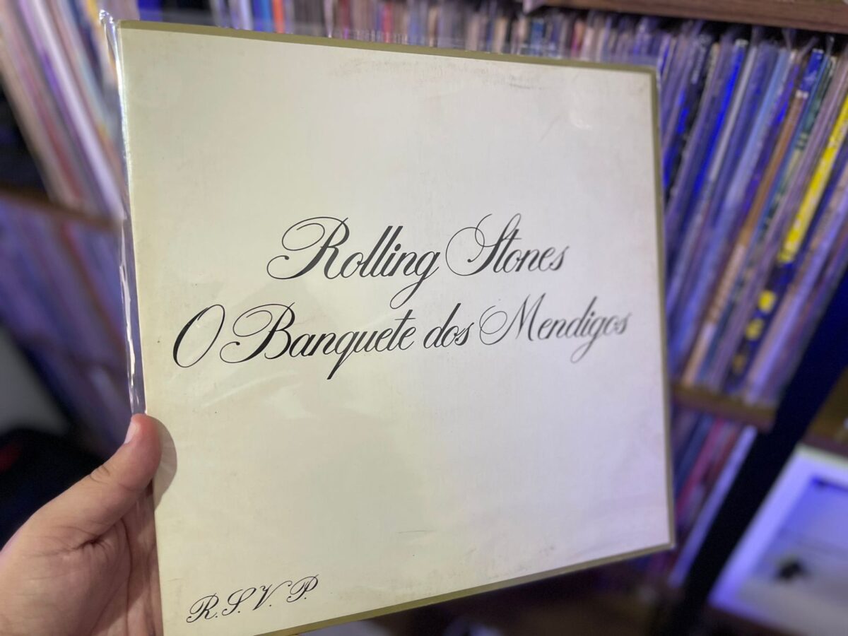Rolling Stones – Beggars Banquet edição nacional. Crédito: Acervo Pessoal.