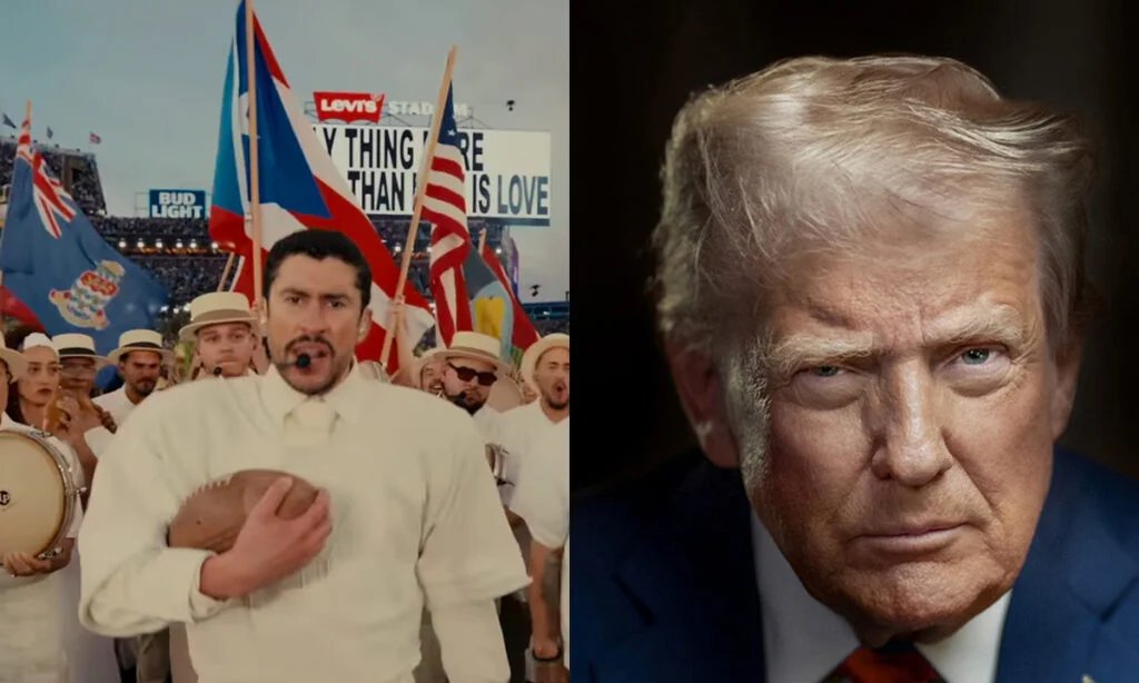 Trump critica Bad Bunny após show no Super Bowl