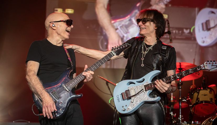 SatchVai Band: Steve Vai e Joe Satriani lançam single e clipe de “Dancing”