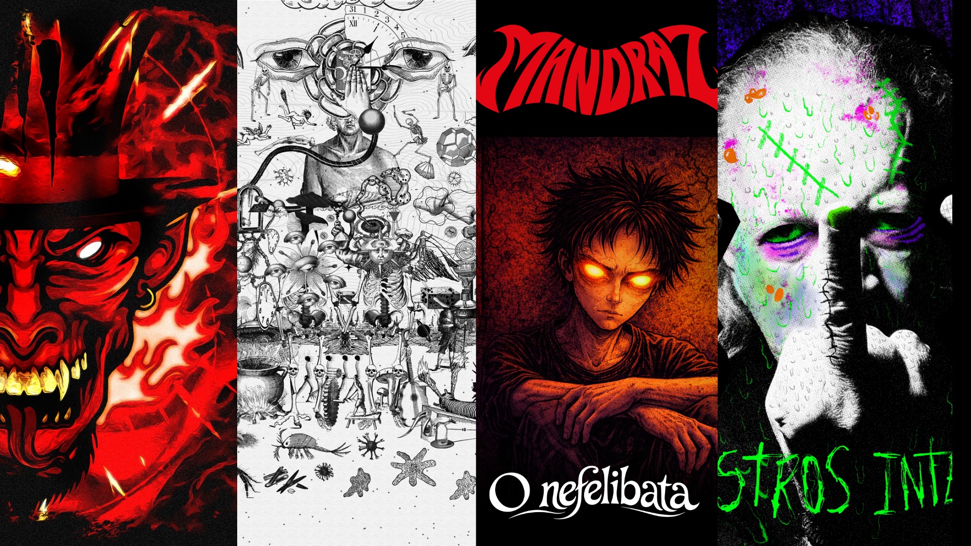 Caçoilo, Cosmo Room, Mandraz, Zombie O’Frenic, Sarcasmo, Marabô e Carniça no Cena Rock/Metal #002