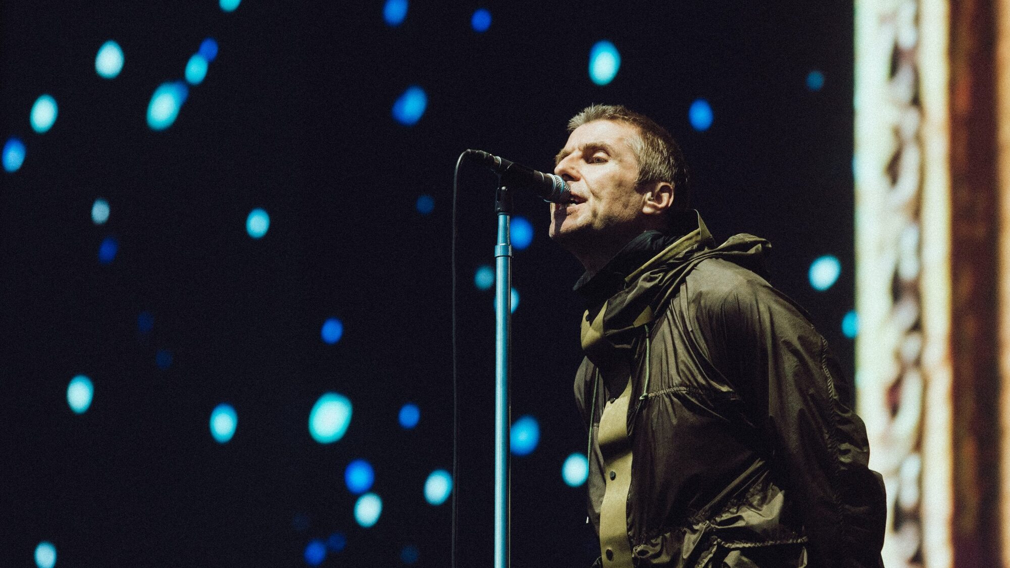 Oasis. Liam Gallagher performs with  in 2025 Big Brother Recordings