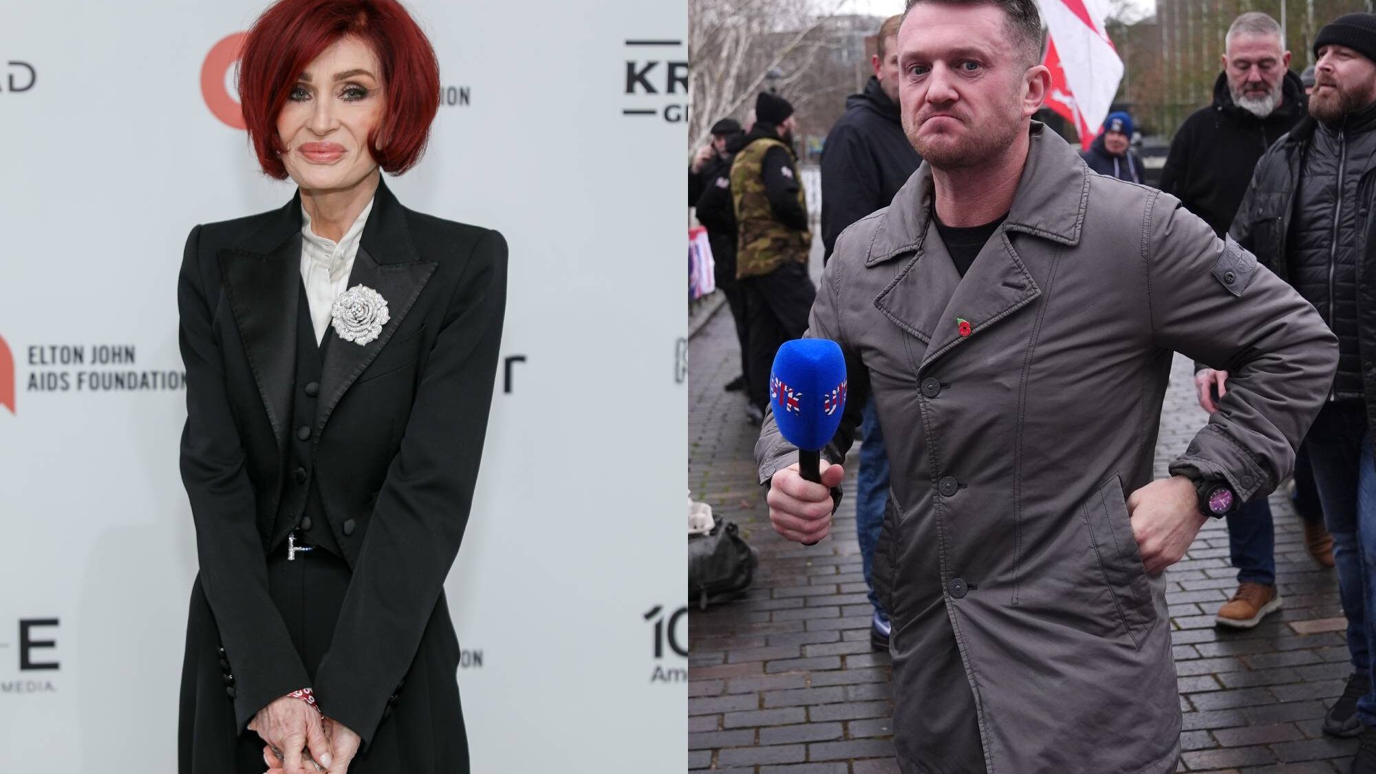Sharon Osbourne indica participação em marcha anti-imigração de Tommy Robinson