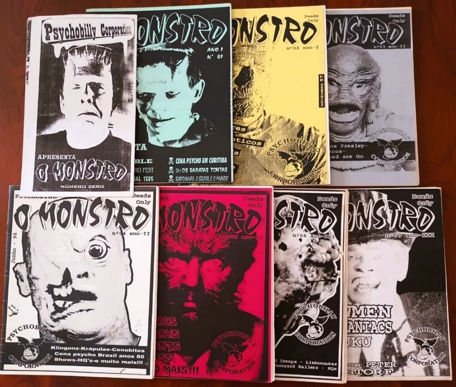 Livro “O Monstro: o psychobilly pelas lentes do fanzine 1997-1999”, de Matheus Moro, ganha data de lançamento em Curitiba