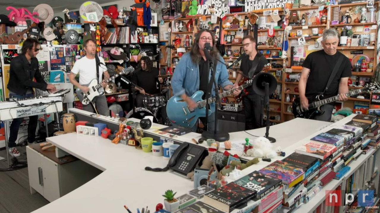 Foo Fighters leva ‘Your Favorite Toy’ ao palco do Tiny Desk