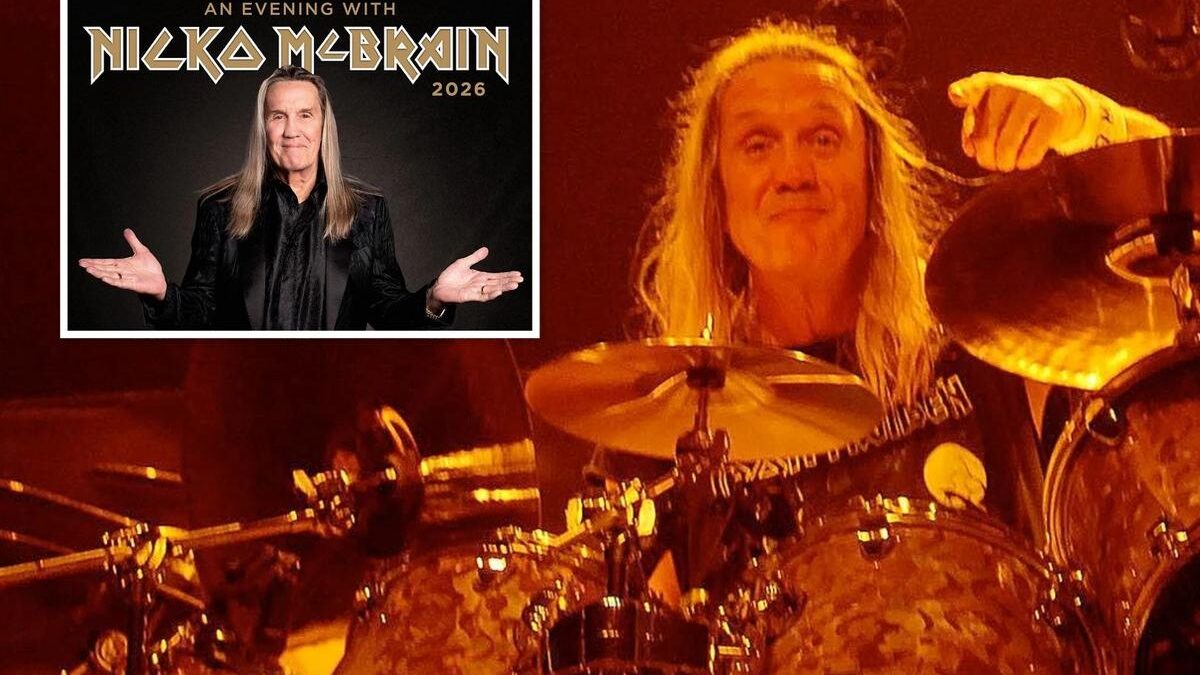 Nicko McBrain, do Iron Maiden, anuncia turnê de palestras para 2026
