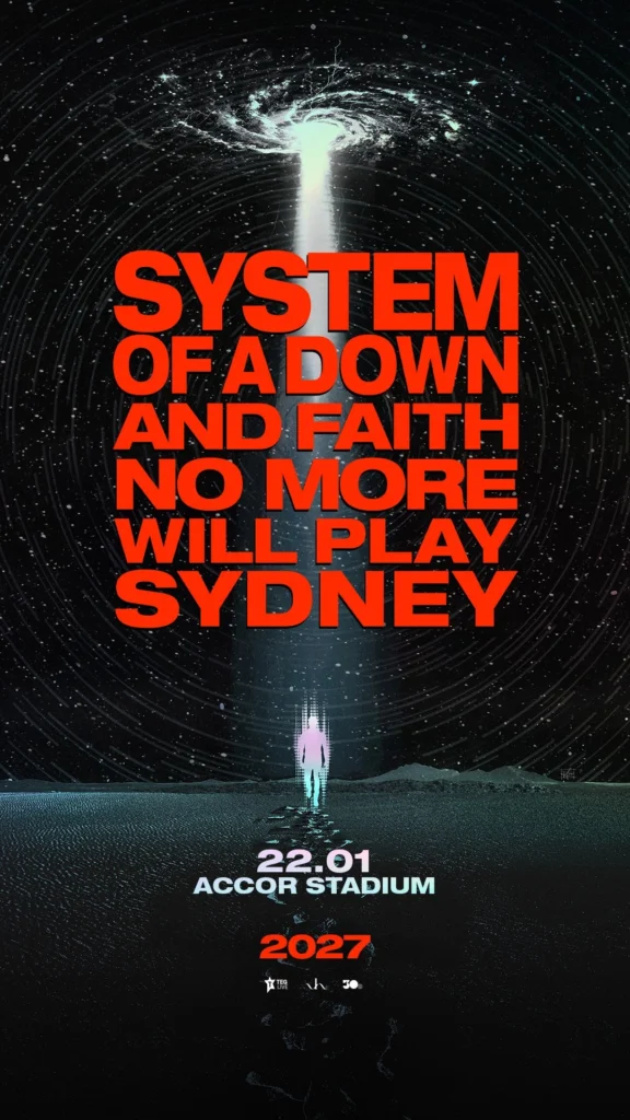 System of a Down e Faith No More farão turnê conjunta em 2027