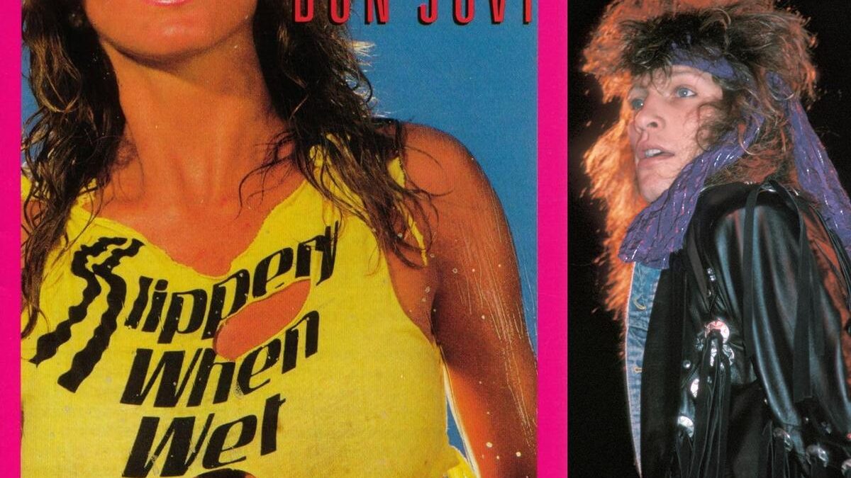 Jon Bon Jovi odiou a capa original de “Slippery When Wet”
