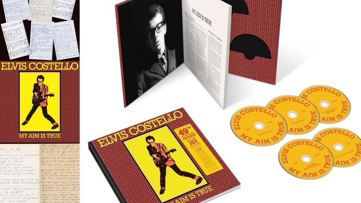 Elvis Costello anuncia box set massivo de “My Aim Is True” com 104 faixas