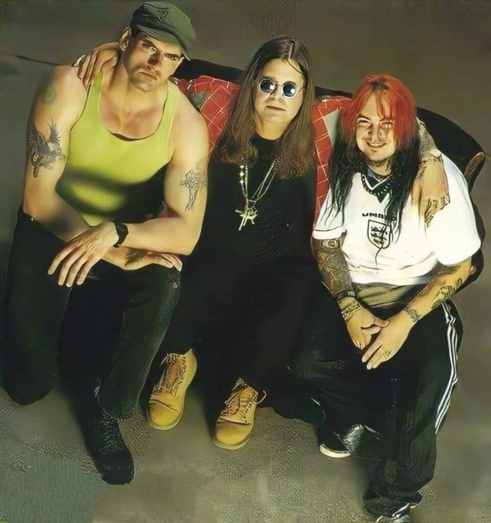 Peter Steele, Ozzy Osbourne e Max Cavalera – Retirement Sucks Tour; Créditos: Kerrang Magazine