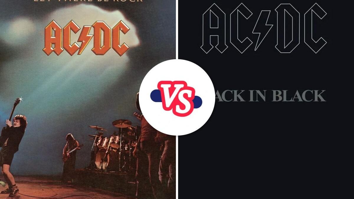 Vote: Qual o Melhor Álbum do AC/DC – ‘Let There Be Rock’ vs. ‘Back in Black’?