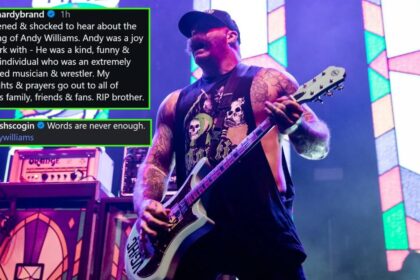 Roqueiros e lutadores prestam homenagens a Andy Williams, ex-guitarrista do Every Time I Die