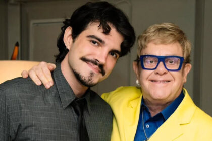 Jão e Elton John se encontram no Rock in Rio e trocam elogios