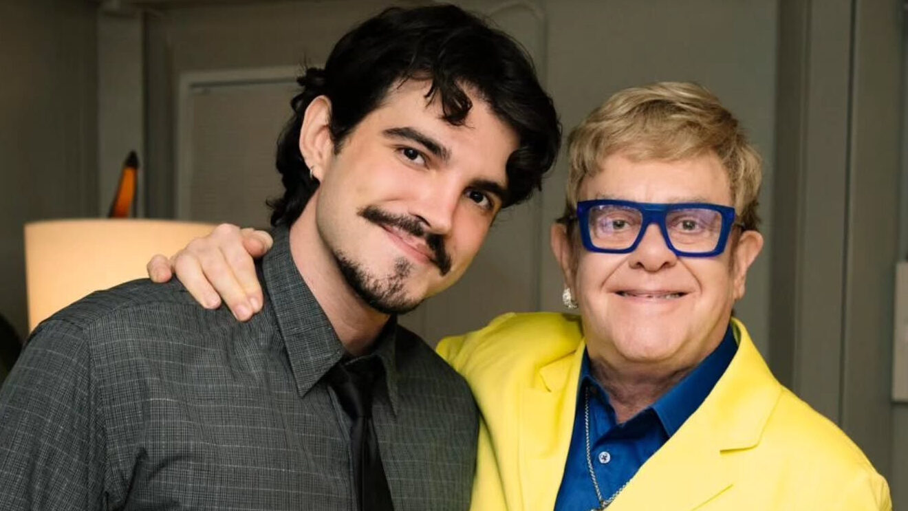 Jão e Elton John se encontram no Rock in Rio e trocam elogios