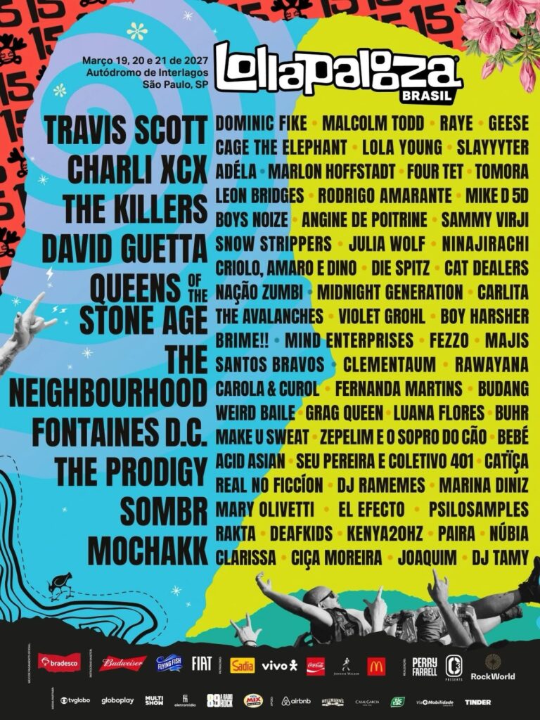 Lollapalooza Brasil divulga seu line up