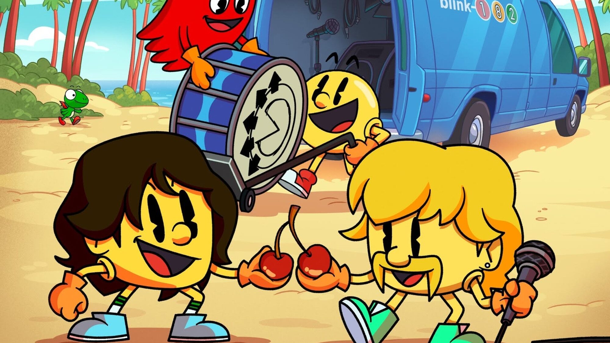 Blink-182 lança jogo “Pac-Man” para celebrar 25 anos de “Take off your pants and jacket”
