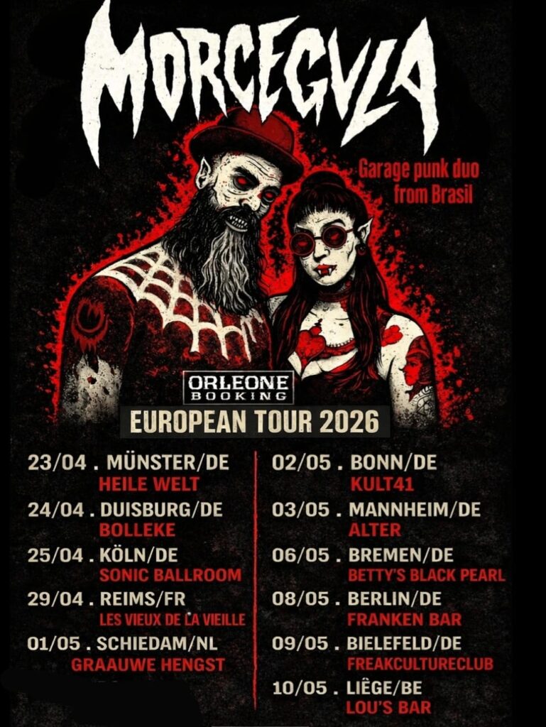 Banner divulgação Morcegula European Tour 2026