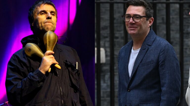 Liam Gallagher e Andy Burnham