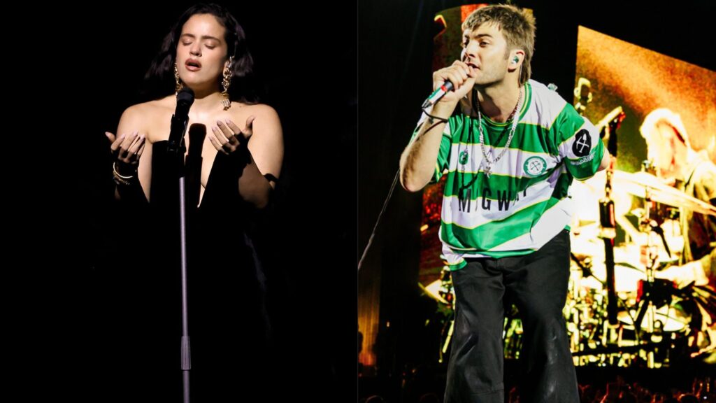 Fontaines D.C.. Rosalía and Kevin Winter for Getty and Andy Ford for NME